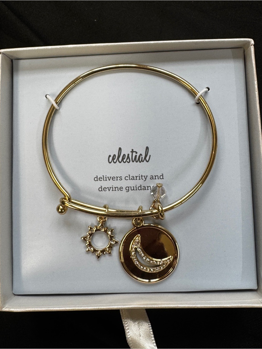 Kohl's Gold-Tone Celestial Charm Bangle Bracelet